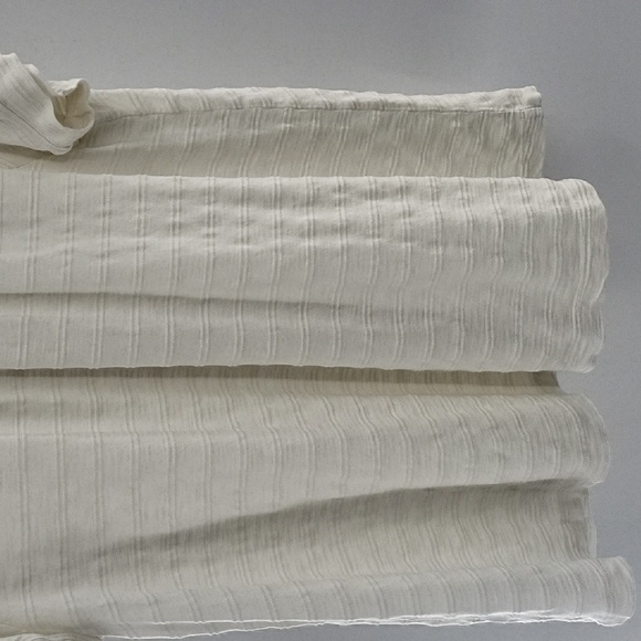 Cream Lane Bryant Short Sleeve Buttoned Up  Women's Top - Picture 9 of 13